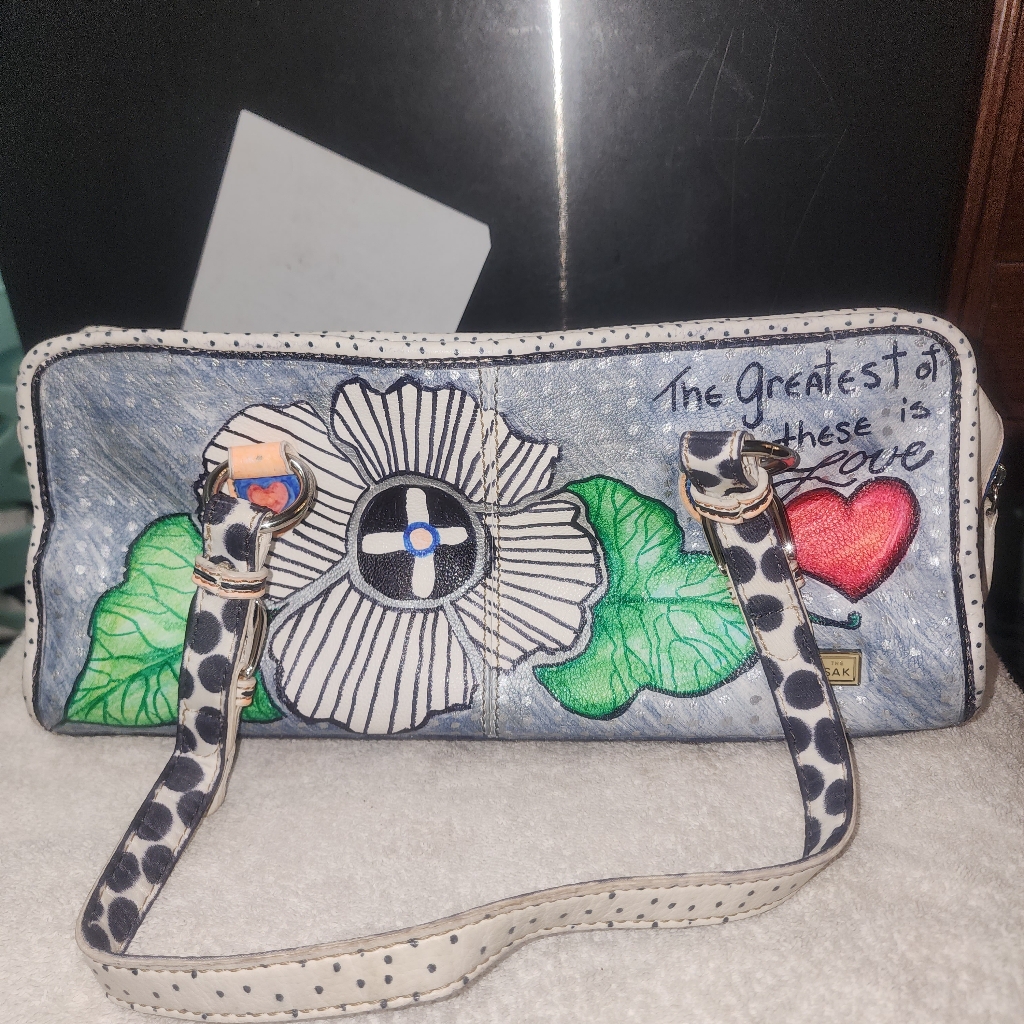 Hand Painted Hand Bag